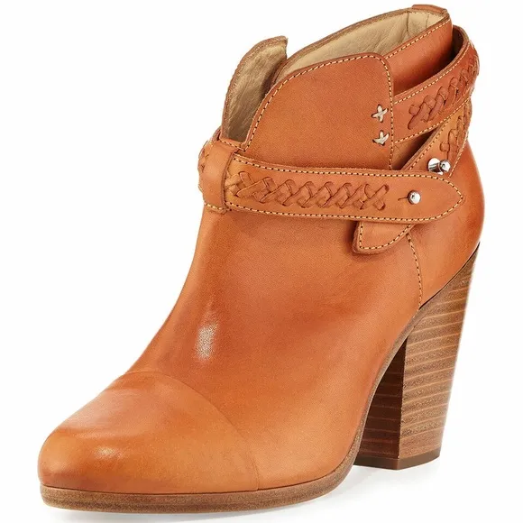 Rag &amp; Bone Harrow Belted Leather Booties