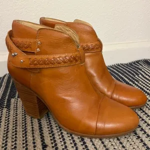 Rag &amp; Bone Harrow Belted Leather Booties
