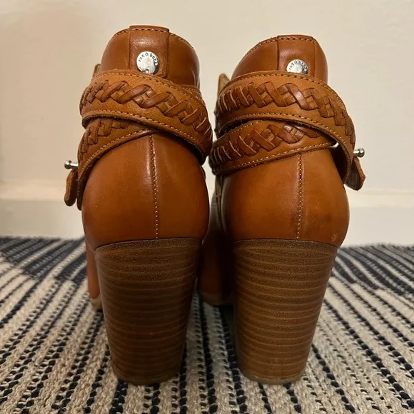 Rag &amp; Bone Harrow Belted Leather Booties