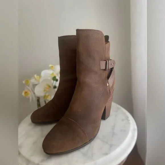 RAG &amp; BONE Kinsey Distressed Leather Ankle Boots Size 41 US 11
