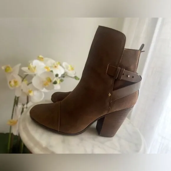 RAG &amp; BONE Kinsey Distressed Leather Ankle Boots Size 41 US 11