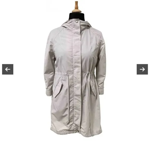 Rag &amp; Bone rain gray Coat size 10 nautical coastal fisherman raining minimalist