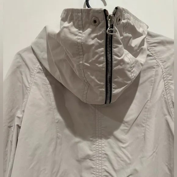 Rag &amp; Bone rain gray Coat size 10 nautical coastal fisherman raining minimalist