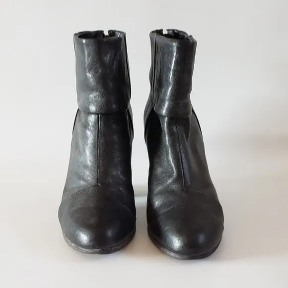 Rag &amp; Bone Women's Black Leather Ankle Boot Size 9.5