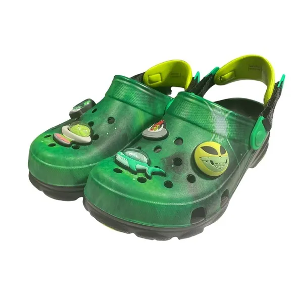 RARE Crocs All Terrain X Ron English AREA 54 Cosmic Glow In Dark J5 NWT