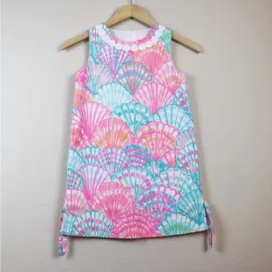 Rare Lilly Pulitzer Cotton Bright Neon Summer Seashell DressOh Shello