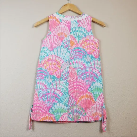 Rare Lilly Pulitzer Cotton Bright Neon Summer Seashell DressOh Shello