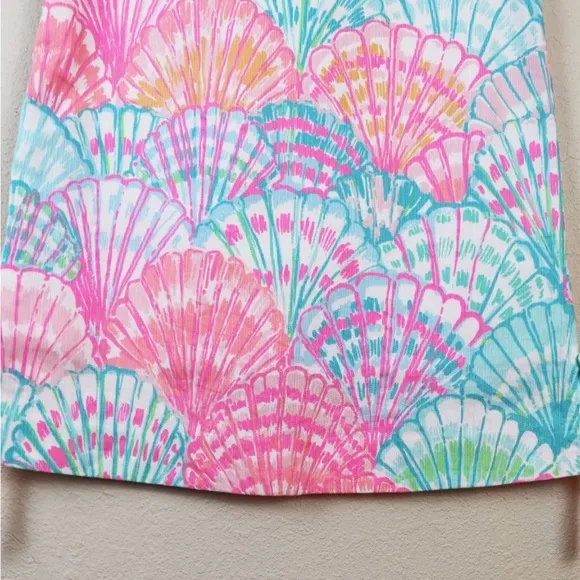 Rare Lilly Pulitzer Cotton Bright Neon Summer Seashell DressOh Shello