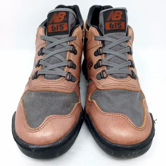 *READ* New Balance 615 Made in USA Leather Hiking Boots - Mens 6 / Womens 7.5