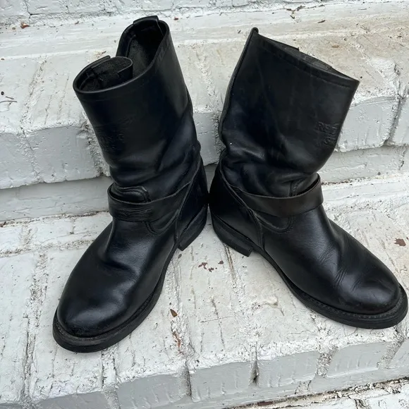 Red Wing 968 Engineer Motorcycle Boots Size 7.5 (Soft Toe) (USA)