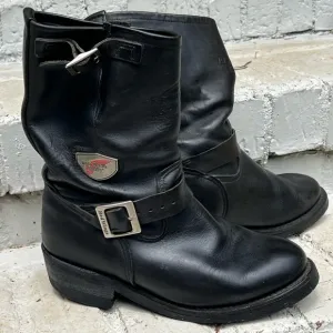 Red Wing 968 Engineer Motorcycle Boots Size 7.5 (Soft Toe) (USA)