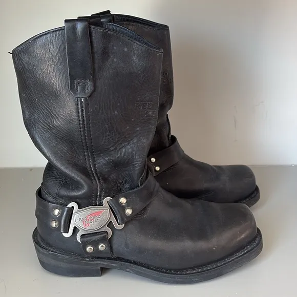 Red Wing 969 Motorcycle Boots  Size 9.5D