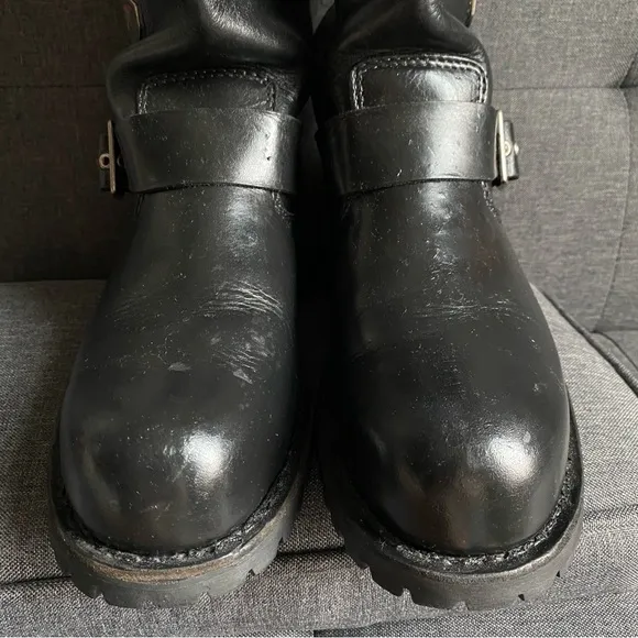 RED WING biker motorcycle leather boots