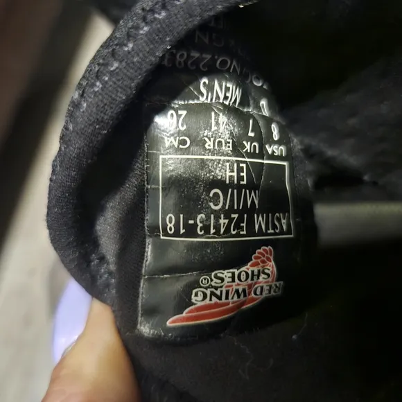 Red Wing Black Athletic Shoes Durable and Stylish OBO