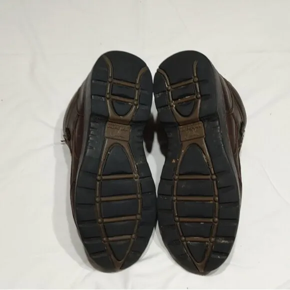 Red Wing Irish Setter Dark Brown Leather Work Boots 9