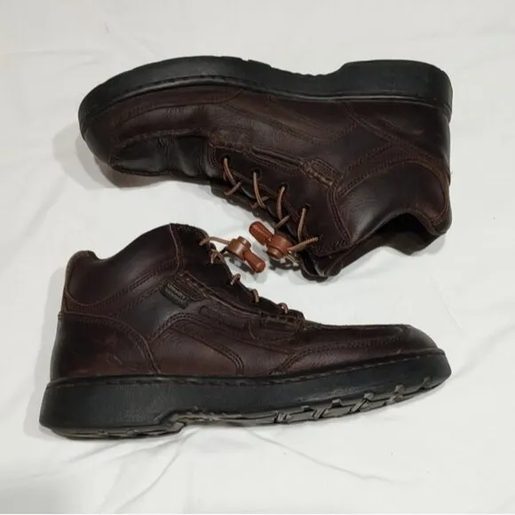 Red Wing Irish Setter Dark Brown Leather Work Boots 9