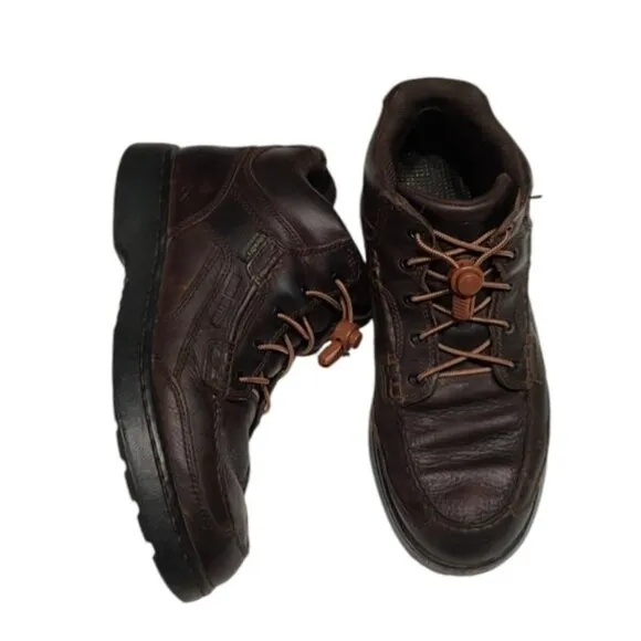 Red Wing Irish Setter Dark Brown Leather Work Boots 9