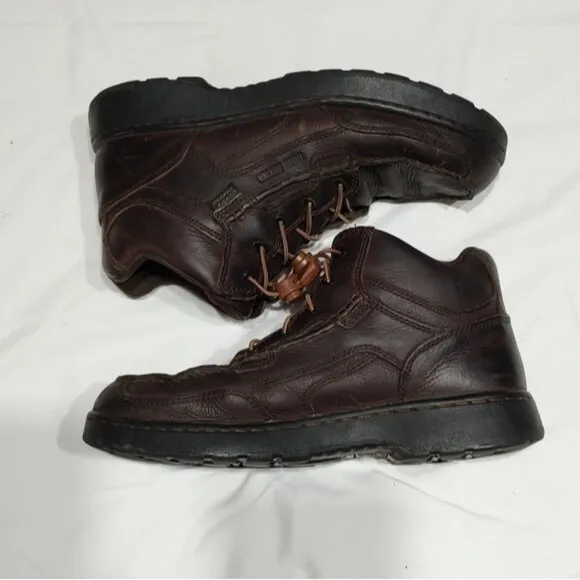 Red Wing Irish Setter Dark Brown Leather Work Boots 9