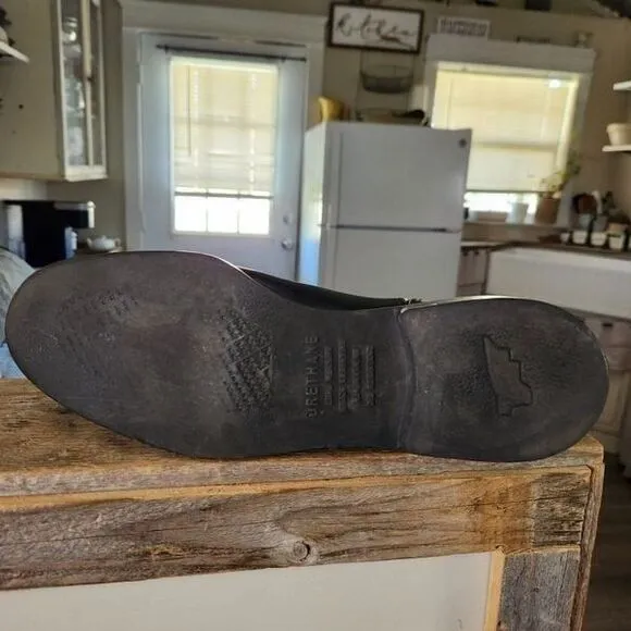 Red Wing Pecos Boots Size 13B US Mens Motorcycle Black USA