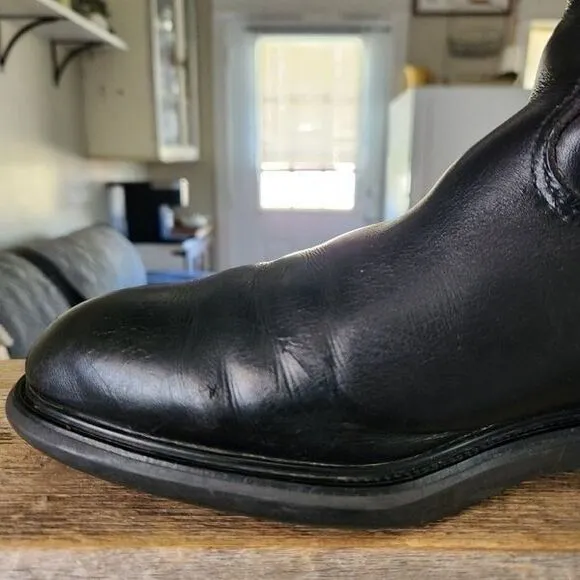 Red Wing Pecos Boots Size 13B US Mens Motorcycle Black USA
