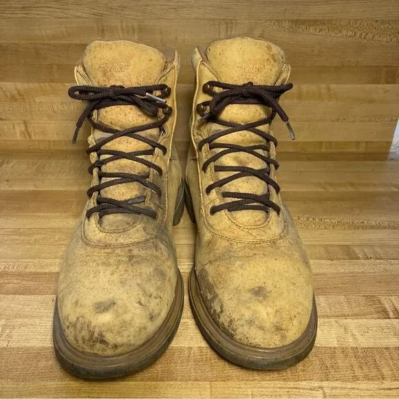 Red Wing Shoes Ankle Boots tan Lace Up Padded ankle 1280 EH size 13D mens