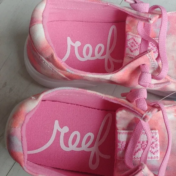 REEF NEW kids Cushion Coast Slip-On Shoes Cotton Candy Cloud