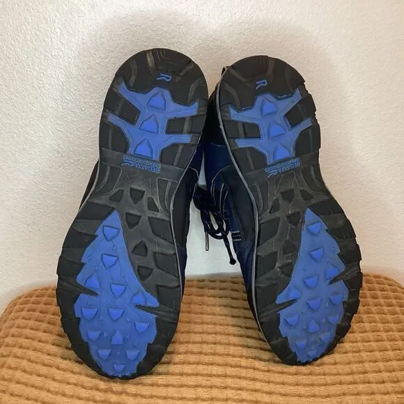 Regatta Samaris II‎ Low Men's Sz 10 Waterproof Outdoor Hiking Walking Shoes Blue