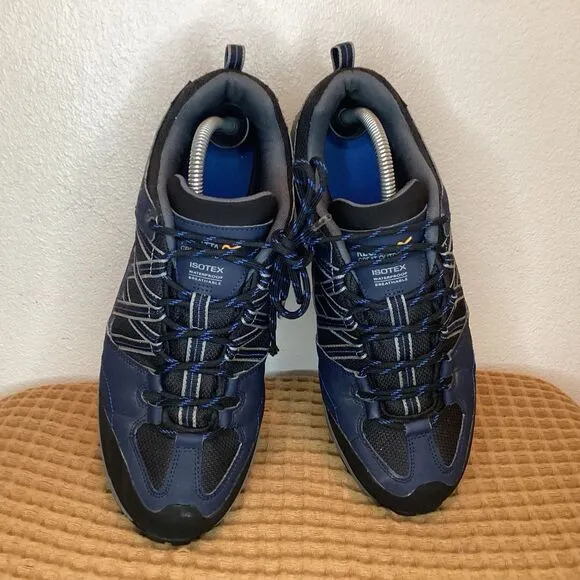 Regatta Samaris II‎ Low Men's Sz 10 Waterproof Outdoor Hiking Walking Shoes Blue