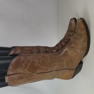 Resistol Ranch Brown Leather Women's Western Boots