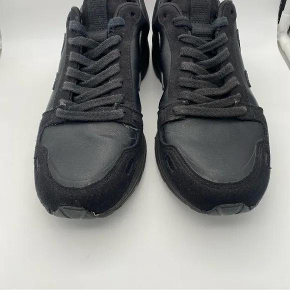 Rick Owens x Veja Hiking Low Top Sneakers Men's 9 / EU 42 Black Leather Shoes