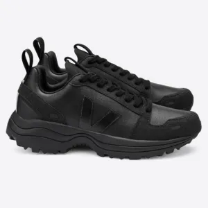 Rick Owens x Veja Hiking Low Top Sneakers Men's 9 / EU 42 Black Leather Shoes