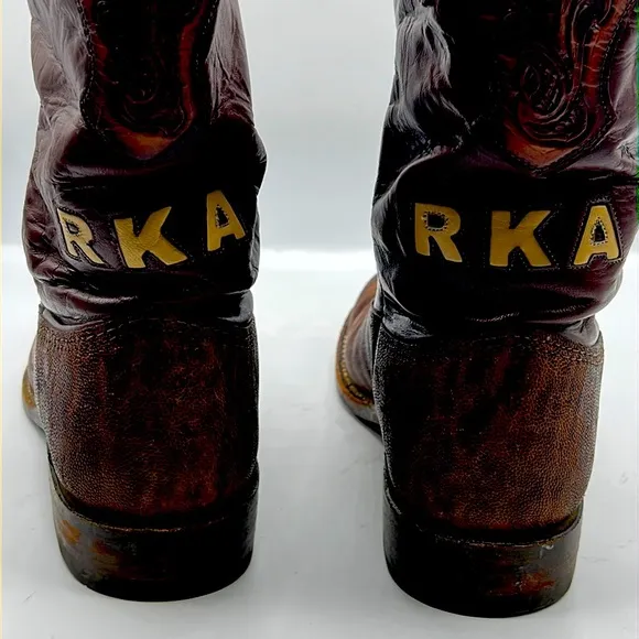 RKABoots hand crafted by David Barnes. It’s all leather with wide entrance