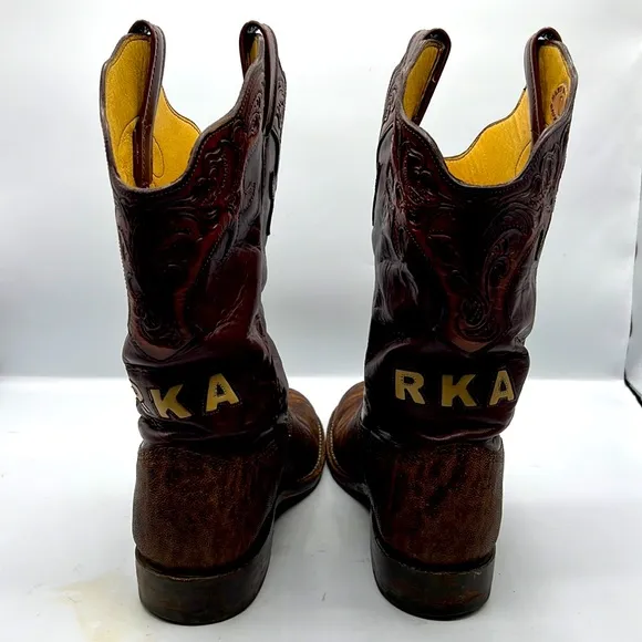 RKABoots hand crafted by David Barnes. It’s all leather with wide entrance