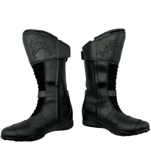 Rocket Black Combat Moto Boots
