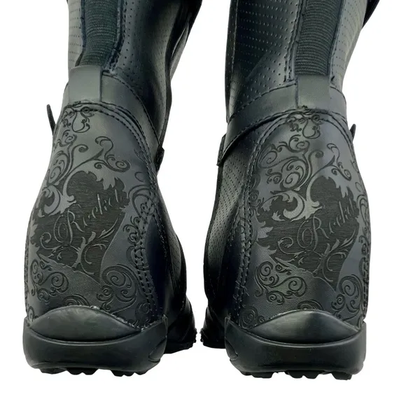 Rocket Black Combat Moto Boots