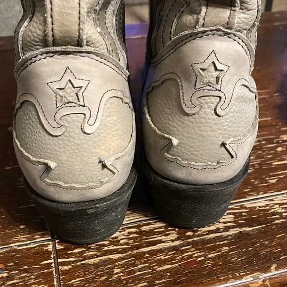 Rockin country men’s western leather boots size 9D