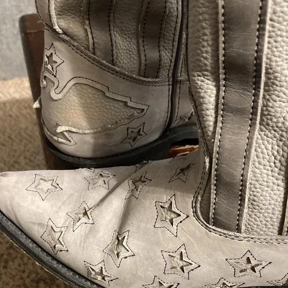 Rockin country men’s western leather boots size 9D