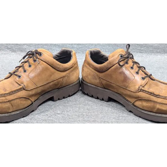 ROCKPORT Mens Shoes - Brown, Leather, Waterproof, Lace Up, Size 11
