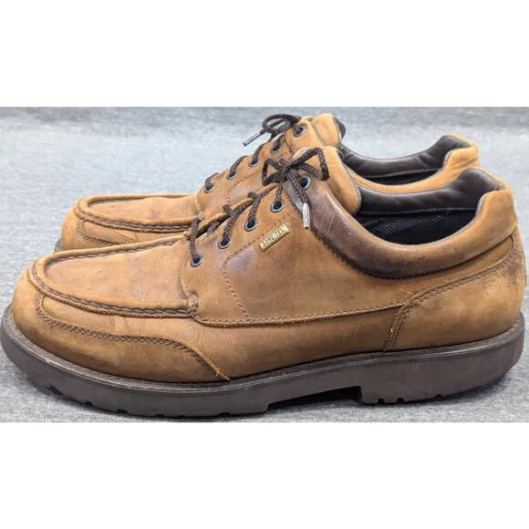 ROCKPORT Mens Shoes - Brown, Leather, Waterproof, Lace Up, Size 11