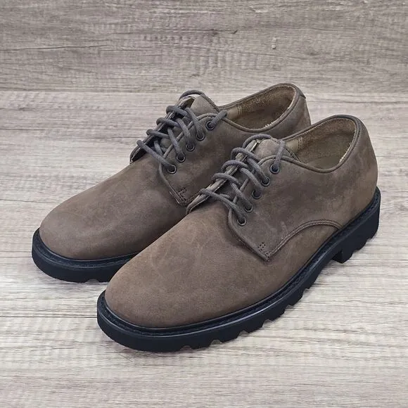 Rockport Northfield Men's Sz 7M Brown Nubuck Waterproof Oxford Shoes (APM21246)