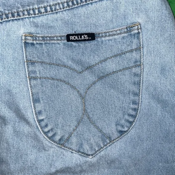 Rollas Denim Blue Mini Skirt size 30