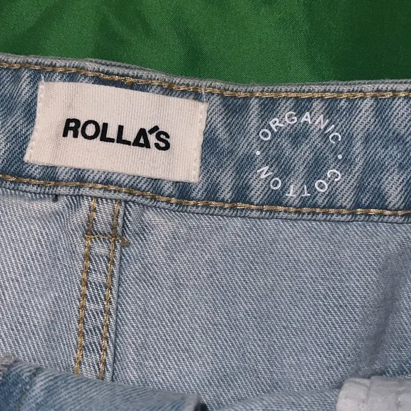 Rollas Denim Blue Mini Skirt size 30