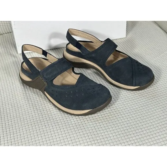 Romika Shoes Milla 133 Blue Comfortable Clogs, Size EU36, US 5.5, NWB