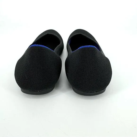 Rothy's Ballet Flats Comfortable Slip-On Shoes Black Size 9