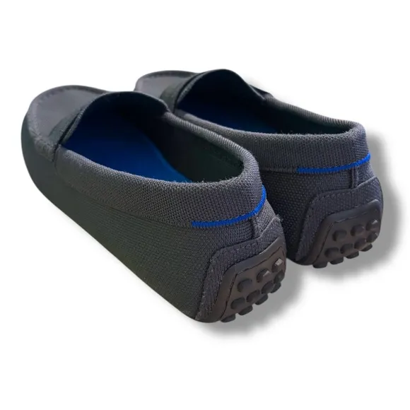 Rothy’s Men’s Woven The Driving Loafer in Graphite Grey Size 10.5