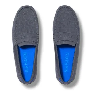 Rothy’s Men’s Woven The Driving Loafer in Graphite Grey Size 10.5