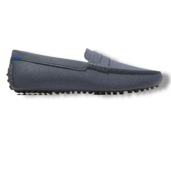 Rothy’s Men’s Woven The Driving Loafer in Graphite Grey Size 10.5