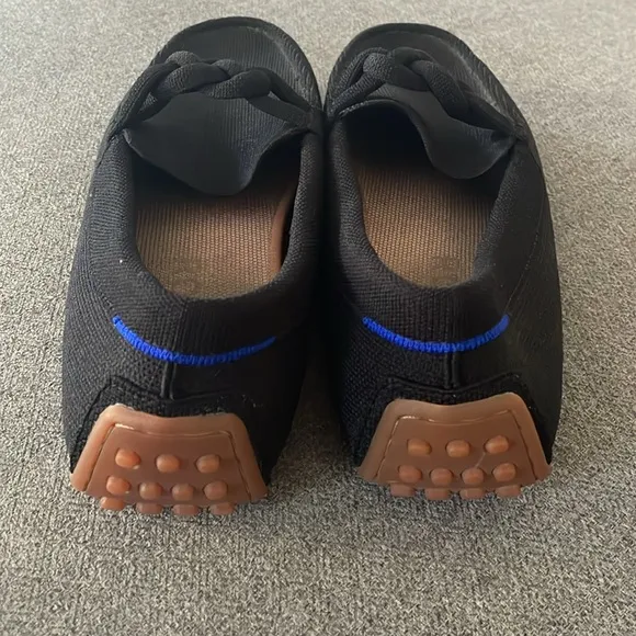 Rothy’s The Braid Driver Black Loafer Shoes