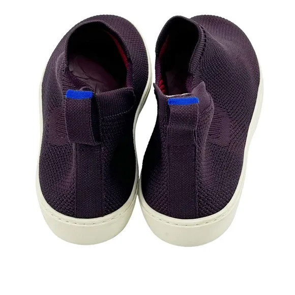 ROTHY’S The Chelsea Berry Lattice Knit High Top Sneaker Ankle Boots Size 10.5