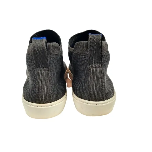 Rothy's The Chelsea Black High Top Sneakers Size 10 Women's Shoes